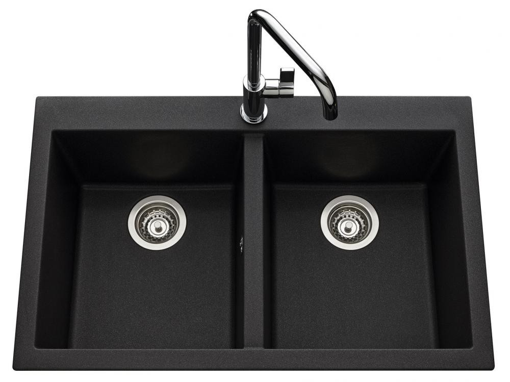 An image of Luisina Quadrille 2 Bowls Kitchen Sink