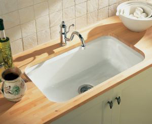 An image of Kohler Bakersfield Undermount Kitchen Sink